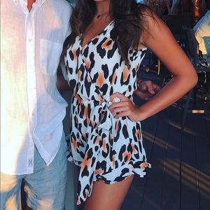Cheetah romper